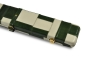 Mobile Preview: Green & Cream Patchwork Pattern ¾ Leather Snooker Cue Case